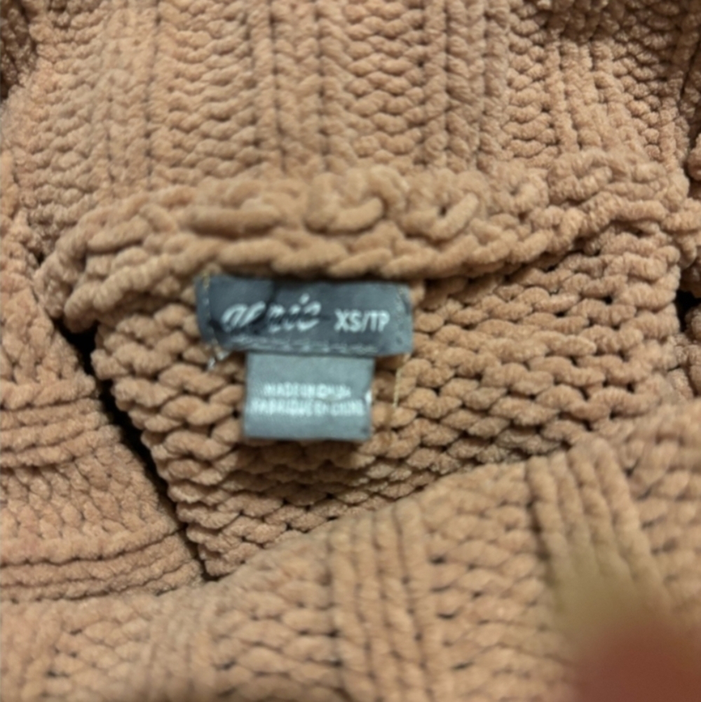 AERIE Cozy Camel Turtleneck Sweater XS - Picture 4 of 5